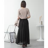 キーネックコットン5分袖トップス | atONE | 詳細画像22