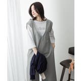 ミニ裏毛ディープVネックコットンジャンプスーツ | atONE | 詳細画像55