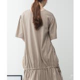 ドロストシャーリングVネックワンピース | atONE | 詳細画像12 