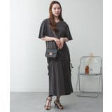 ドロストシャーリングVネックワンピース | atONE | 詳細画像17 