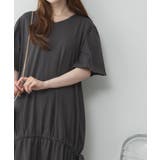 ドロストシャーリングVネックワンピース | atONE | 詳細画像26 