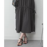 ドロストシャーリングVネックワンピース | atONE | 詳細画像29 