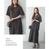 ドロストシャーリングVネックワンピース | atONE | 詳細画像45 