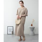 ドロストシャーリングVネックワンピース | atONE | 詳細画像4 