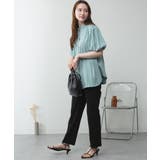 ブラウス風パフスリーブカットソー | atONE | 詳細画像17 