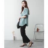 ブラウス風パフスリーブカットソー | atONE | 詳細画像18 