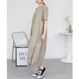 半袖バルーンロングワンピース | atONE | 詳細画像12 