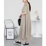 半袖バルーンロングワンピース | atONE | 詳細画像13 