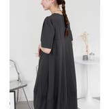 半袖バルーンロングワンピース | atONE | 詳細画像16 