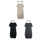 半袖バルーンロングワンピース | atONE | 詳細画像31 