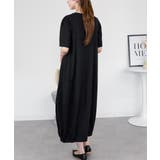 半袖バルーンロングワンピース | atONE | 詳細画像7 