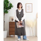 ミニ裏毛ノーカラーリラックスロングベスト | atONE | 詳細画像10 