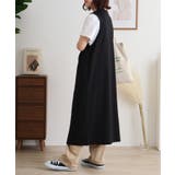 ミニ裏毛ノーカラーリラックスロングベスト | atONE | 詳細画像14 