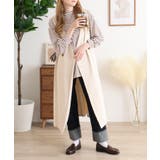 ミニ裏毛ノーカラーリラックスロングベスト | atONE | 詳細画像4 