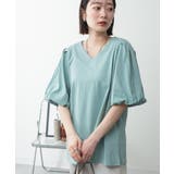 コットンパフスリーブTシャツ | atONE | 詳細画像21 
