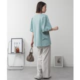 コットンパフスリーブTシャツ | atONE | 詳細画像30 
