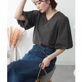 コットンパフスリーブTシャツ | atONE | 詳細画像31 