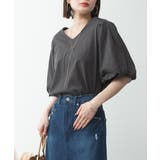 コットンパフスリーブTシャツ | atONE | 詳細画像34 