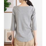 Vネック七分袖プルオーバー | atONE | 詳細画像23 