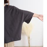 Vネック7分袖ドルマンTシャツ | atONE | 詳細画像23 