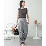 ラウンドネックノースリーブトップス | atONE | 詳細画像18 