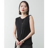 ラウンドネックノースリーブトップス | atONE | 詳細画像1 