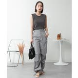 ラウンドネックノースリーブトップス | atONE | 詳細画像19 