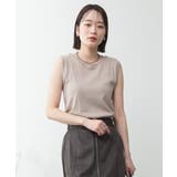 ラウンドネックノースリーブトップス | atONE | 詳細画像21 