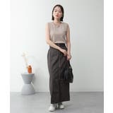 ラウンドネックノースリーブトップス | atONE | 詳細画像26 