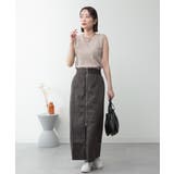 ラウンドネックノースリーブトップス | atONE | 詳細画像27 