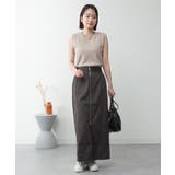 ラウンドネックノースリーブトップス | atONE | 詳細画像28 