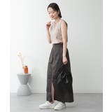 ラウンドネックノースリーブトップス | atONE | 詳細画像29 