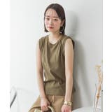 ラウンドネックノースリーブトップス | atONE | 詳細画像32 