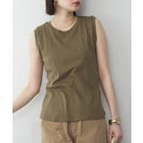 ラウンドネックノースリーブトップス | atONE | 詳細画像35 