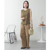 ラウンドネックノースリーブトップス | atONE | 詳細画像37 