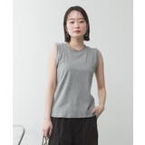 ラウンドネックノースリーブトップス | atONE | 詳細画像41 