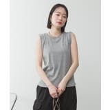 ラウンドネックノースリーブトップス | atONE | 詳細画像43 