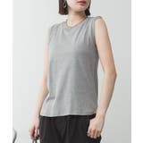 ラウンドネックノースリーブトップス | atONE | 詳細画像45 