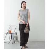 ラウンドネックノースリーブトップス | atONE | 詳細画像47 