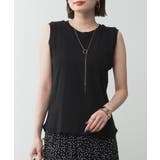 ラウンドネックノースリーブトップス | atONE | 詳細画像4 