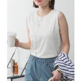 ラウンドネックノースリーブトップス | atONE | 詳細画像51 