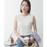 ラウンドネックノースリーブトップス | atONE | 詳細画像53 