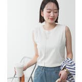 ラウンドネックノースリーブトップス | atONE | 詳細画像54 