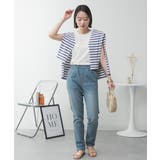 ラウンドネックノースリーブトップス | atONE | 詳細画像58 