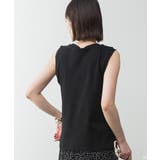 ラウンドネックノースリーブトップス | atONE | 詳細画像5 