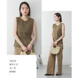 ラウンドネックノースリーブトップス | atONE | 詳細画像64 