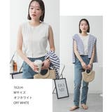 ラウンドネックノースリーブトップス | atONE | 詳細画像66 