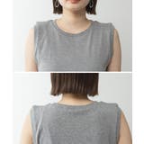 ラウンドネックノースリーブトップス | atONE | 詳細画像68 