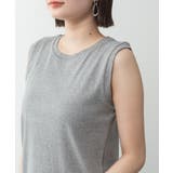 ラウンドネックノースリーブトップス | atONE | 詳細画像70 