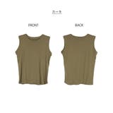 ラウンドネックノースリーブトップス | atONE | 詳細画像71 